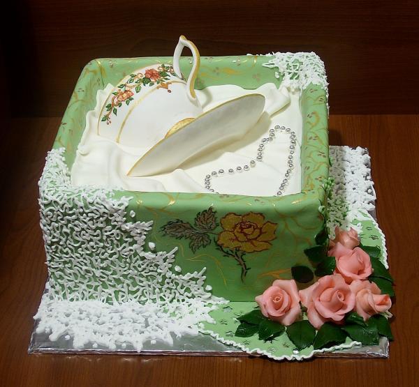 Торт"Китайский фарфор 2"